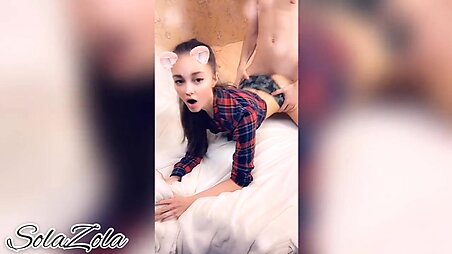 A selection of amateur fucking with a petite brunette