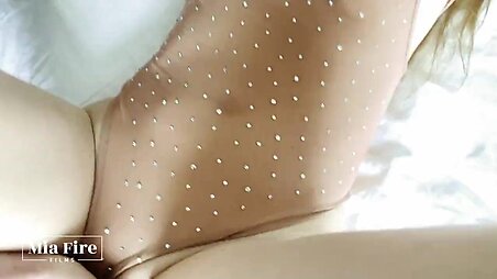 beautiful blonde teases and then gets an active fuck - Mia Fire