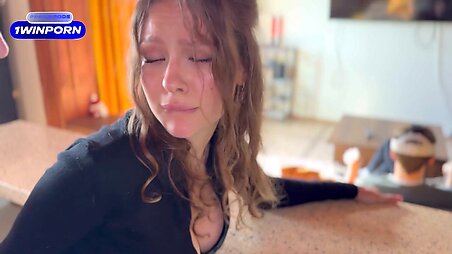 Wife cheats on husband with best friend while he plays with VR helmet