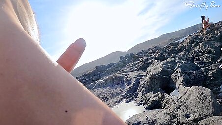 A stranger gave me a blow job on a public beach.