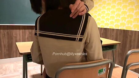 Two lesbians having sex in uniform