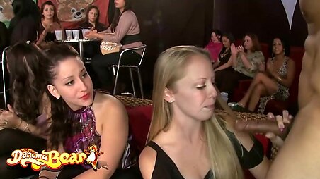 DANCING BEAR - Hot Strippers Close The Year With Blowjob Battles & Cum-Filled Fun On Gorgeous Ladies